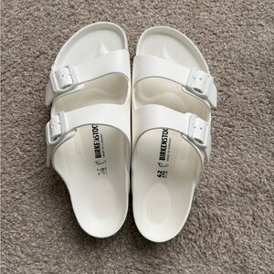 Birkenstock Arizona Essentials EVA Slide Sandal in White